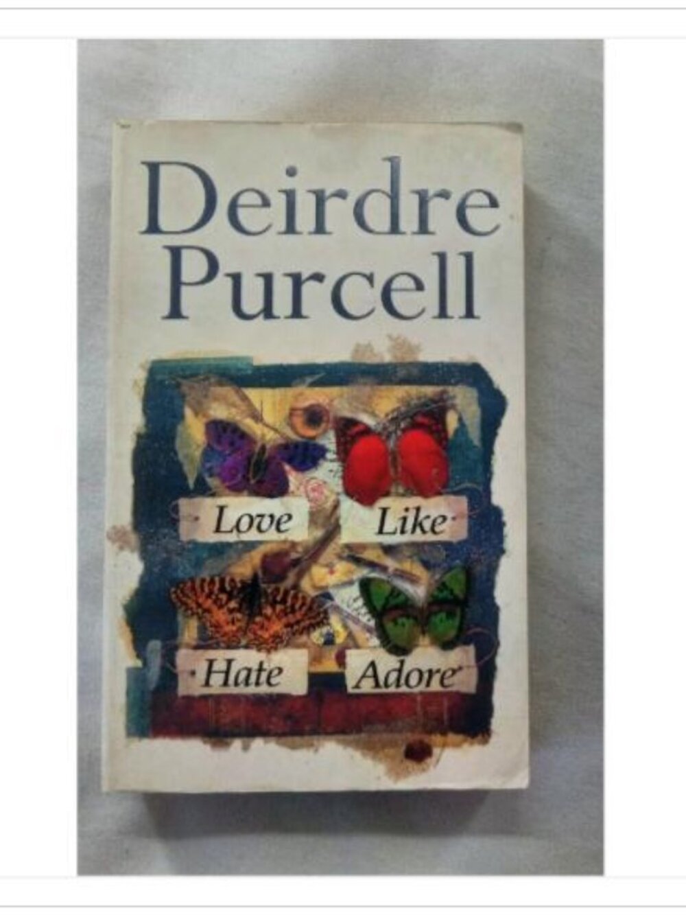 Love Like Hate Adore Deirdre Purcell 1998 Paperback Book Vintage Novel Read